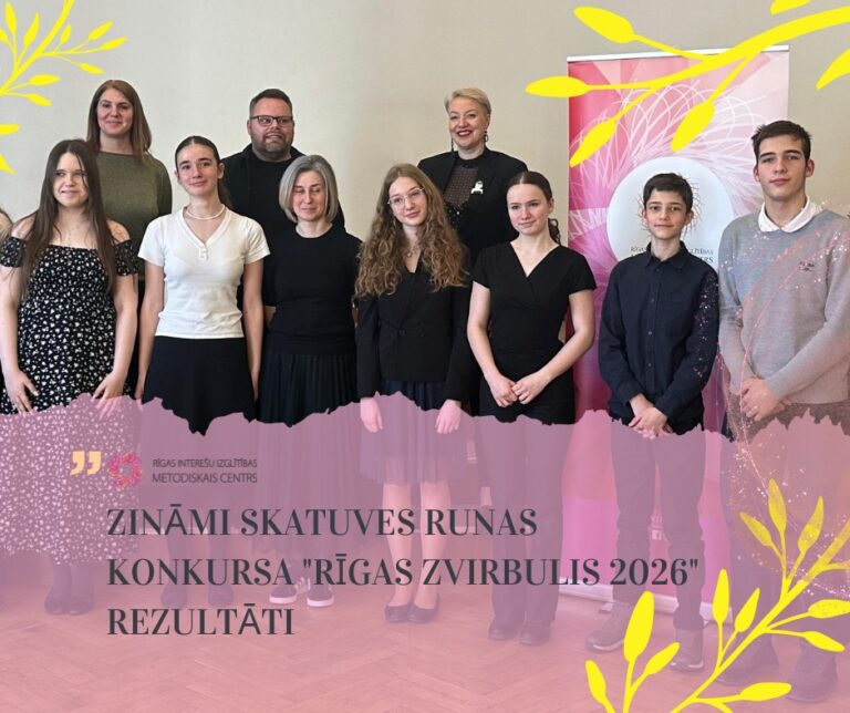 Zināmi Skatuves runas konkursa “Rīgas zvirbulis 2026” rezultāti