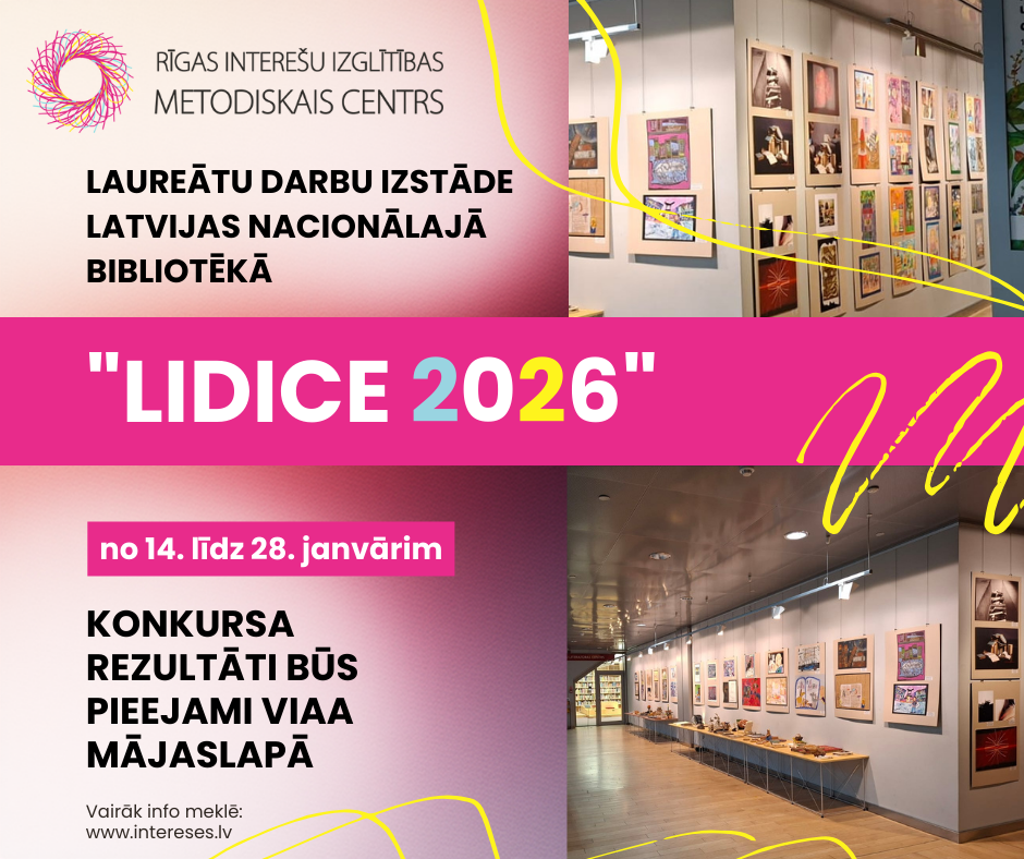 ”Lidice 2026” laureātu darbu izstāde Latvijas Nacionālajā bibliotēkā