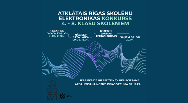 RTJN “Annas 2” notiks Atklātais Rīgas skolēnu elektronikas konkurss