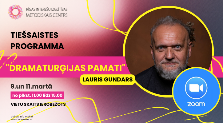 Pedagogu profesionālās kompetences pilnveides programma “Dramaturģijas pamati”