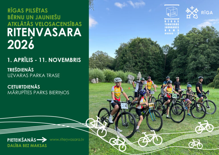 Ikgadējais velosacensību seriāls “Riteņvasara 2026” aicina lielus un mazus!