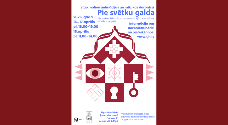 Piesakies radošai animācijas un mūzikas darbnīcai “Pie svētku galda”