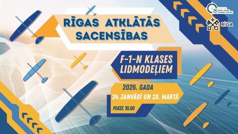 Noslēgušās lidmodeļu sacensības F-1-N modeļu klasēs