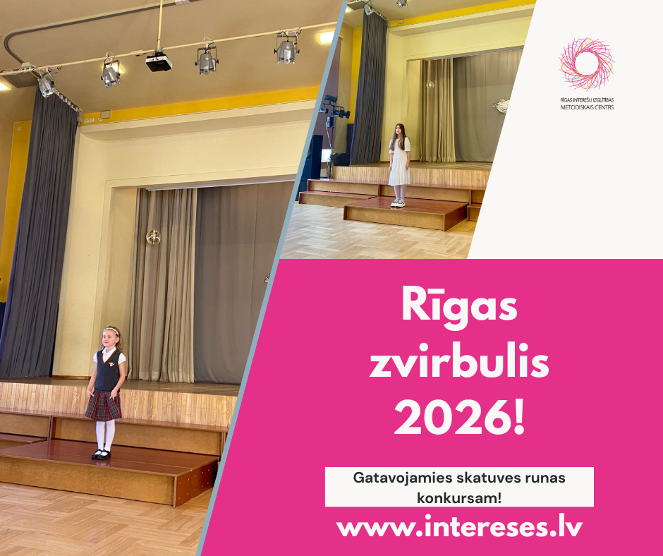 Aicinām gatavoties dalībai Skatuves runas konkursā “Rīgas zvirbulis 2026”