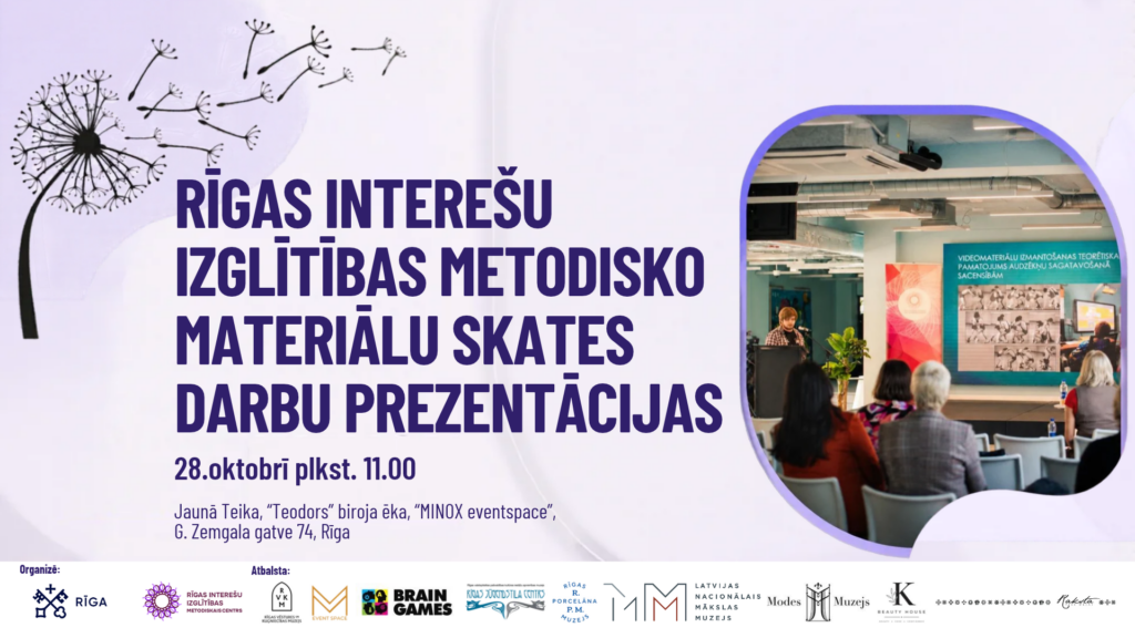 Rīgas interešu izglītības metodisko materiālu skates darbu prezentācijas